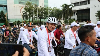 Kapolrestabes Medan Hadiri Gowes Santai IMT GT GCMC 2022