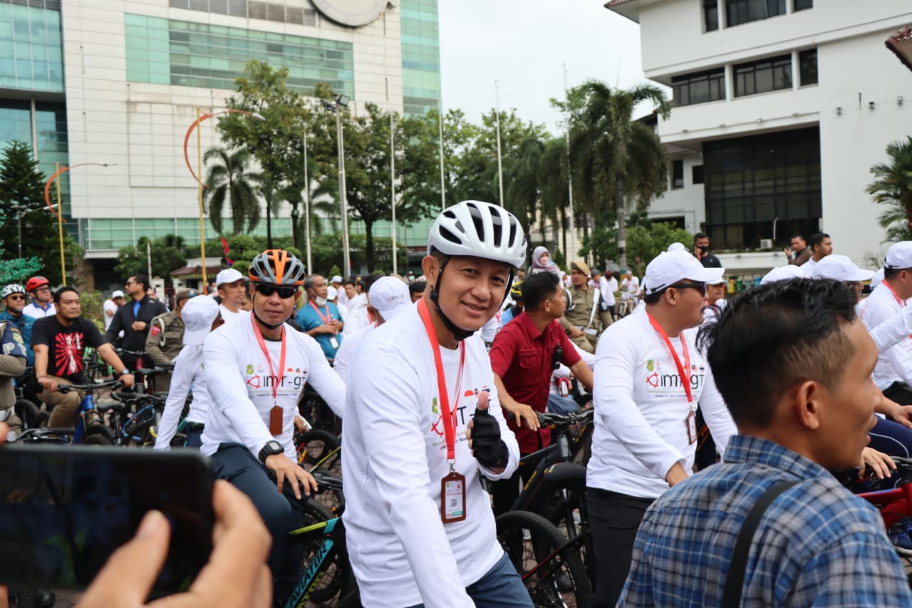 Kapolrestabes Medan Hadiri Gowes Santai IMT GT GCMC 2022