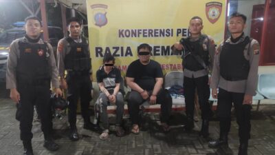 Saat Patroli Dini Hari, Anggota Sat Samapta Polrestabes Medan Dan BKO Samapta Poldasu, Tangkap Pria Pembawa Narkoba