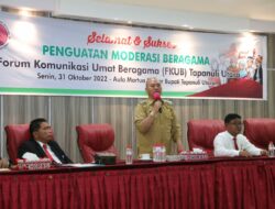 Bupati Tapanuli Utara Resmi Buka Penguatan Moderasi Umat Beragama Kabupaten Tapanuli Utara