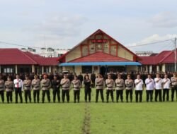 Polrestabes Medan Hadiri Upacara Pelepasan Satgas Ops Puri Agung 2022
