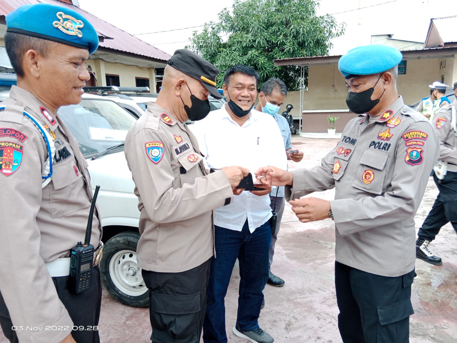 Propam Polrestabes Medan Operasi Disiplin di Polsek Percut Sei Tuan