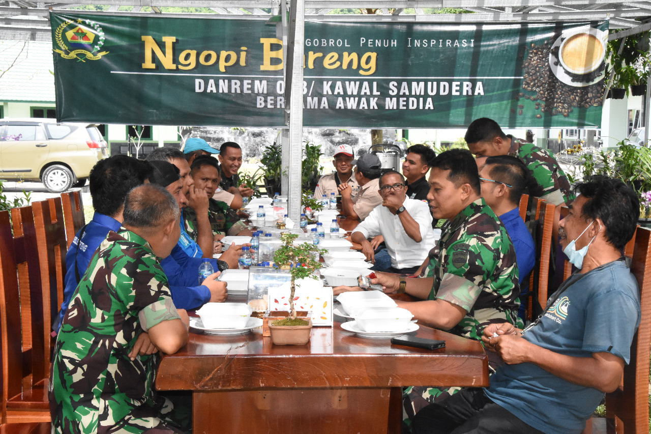 Danrem 023/KS Bersama Sahabat Media Sibolga-Tapteng