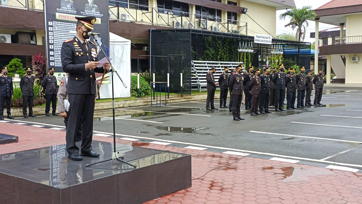 Kapolrestabes Medan Jadi Inspektur Upacara di Hari Pahlawan