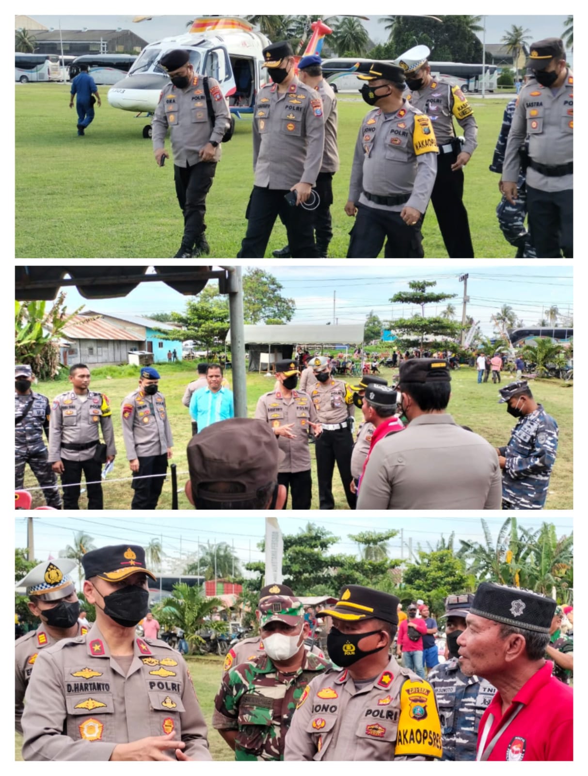 Wakapolda Sumut, Brigjen Pol Dadang Hartanto Tinjau Pilkades Serentak di Batubara