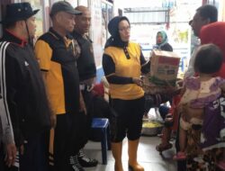 Kapolresta Deli Serdang Pantau Dapur Umum Korban Banjir di Sekip