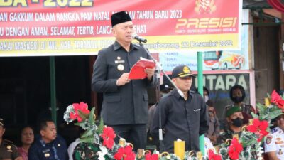 Bupati Taput Pimpin Apel Gelar Pasukan Operasi Lilin-2022