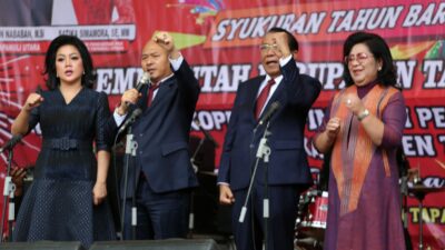 Bupati Tapanuli Utara Hadiri Syukuran Awal Tahun 2023 Bersama Forkopimda dan Pimpinan Perangkat Daerah Serta Perwakilan PNS Se-Kabupaten Tapanuli Utara