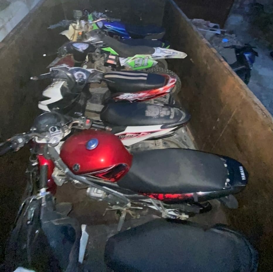 Gerebek Gudang Sepeda Motor, 21 Unit Sepeda Motor Hasil Kejahatan Berhasil Diamankan Polsek Percut Sei Tuan