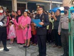 Kasat Samapta Polrestabes Medan Pimpin Upacara Pemakaman Anggotanya Dan Berikan Penghormatan Terakhir
