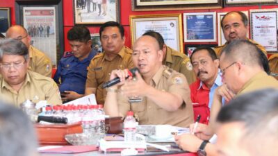 Bupati Taput Pimpin Rapat Koordinasi di Lingkungan Pemerintah Kabupaten Tapanuli Utara Awal Tahun 2023