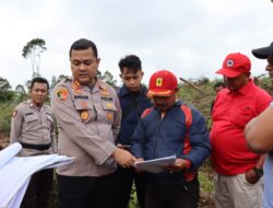 Kapolres Taput Bersama Team Terpadu Turun Lapangan, Tinjau Lokasi Penebangan Kayu di Dolok Partangiangan Desa Parbubu Dolok