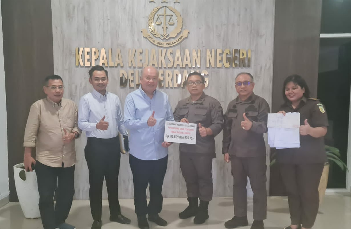 Konglomerat Medan Lunasi Uang Pengganti Perkara Korupsi 103 M