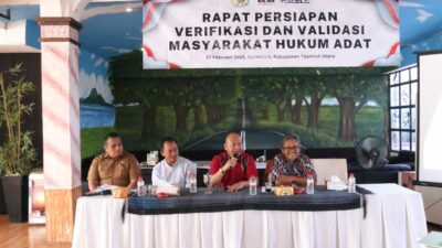 Bupati Taput Pimpin Rapat Persiapan Verifikasi dan Validasi Masyarakat Hukum Adat