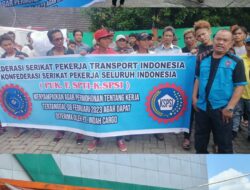 SPSI Binjai Unjuk Rasa di PT.Indah Cargo, Tuntut Hak Agar Dipekerjakan