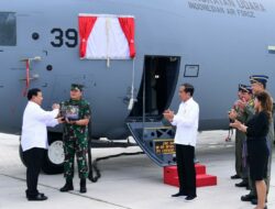 Presiden Jokowi Saksikan Penyerahan Pesawat Super Hercules TNI AU