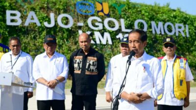 Resmikan Jalan Akses Labuan Bajo-Golo Mori, Presiden: Dorong Pengembangan Kawasan