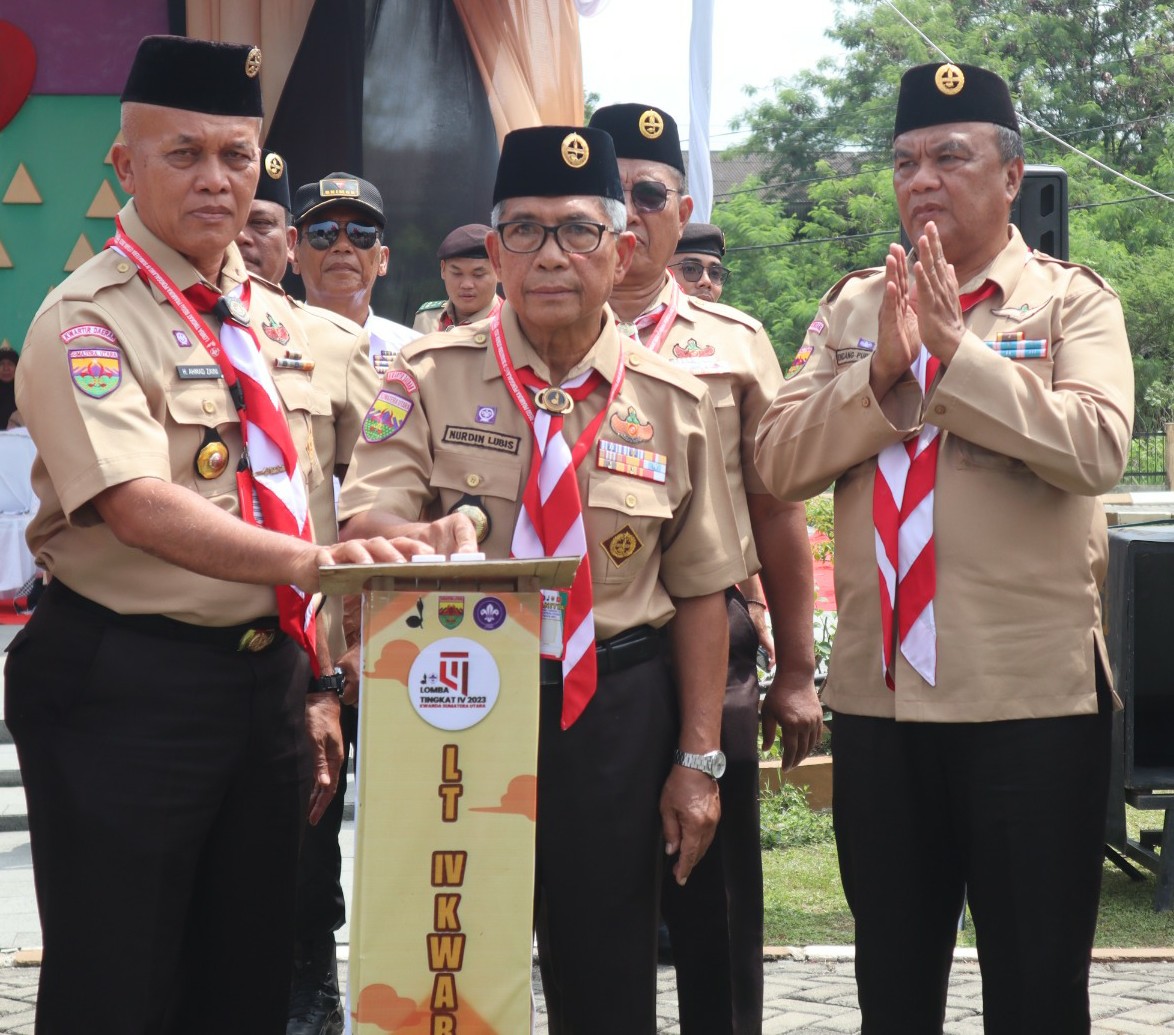 Ketua Kwartir Sumut Buka Acara Lomba Tingkat Regu Penggalang Empat (LT-IV)