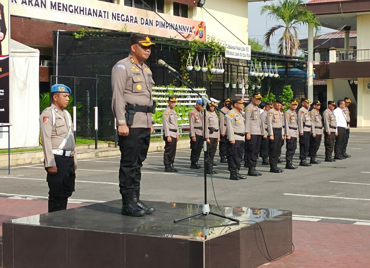 Pimpin Apel Pagi, Wakapolrestabes Medan Sampaikan Pesan Ini Pada Anggota