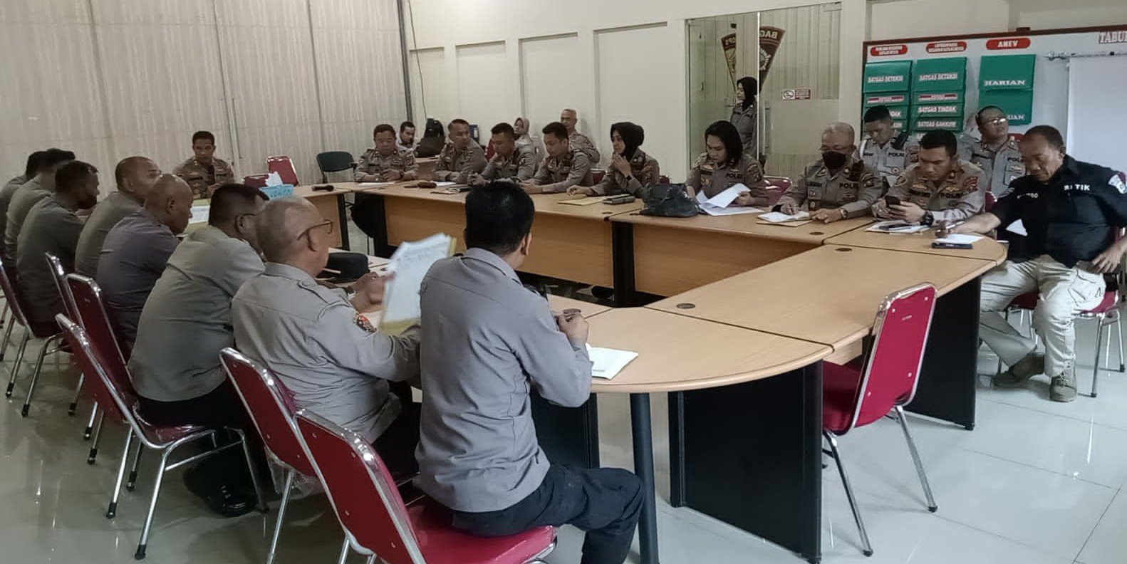 Polrestabes Medan Rapat Koordinasi Operasi Ketupat 2023