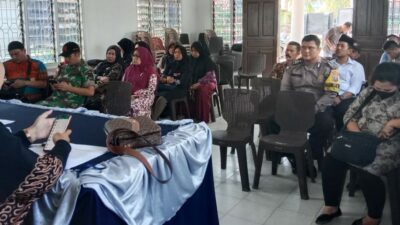 Polres Tanjung Balai Hadiri Rapat Koordinasi Penanganan Stunting di Kantor Camat Kecamatan Tanjung Balai Utara