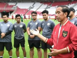 Presiden Jokowi Temui Pemain Timnas U-20 di Stadion Utama GBK