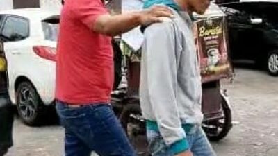 Tekab Polsek Medan Baru Amankan Jukir Minta Uang Parkir 10 Ribu ke Pengendara Mobil