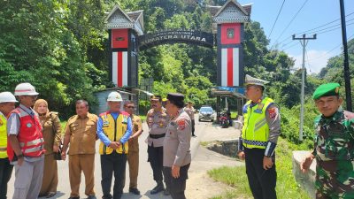 Kapolda Sumut Sambangi Polsek Muara Sipongi Perbatasan Provinsi Sumut-Sumbar