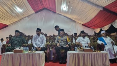 Kapolrestabes Medan Hadir Bersama Forkopimda di Malam Takbiran