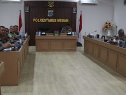 Waka Polrestabes Medan Pimpin Zoom Meeting Dengan Irwasum Polri