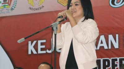 Hadiri Pembukaan Kejuaraan Karate Piala Bupati Nikson Nababan, Satika Simamora Dukung Pembinaan Mental Sejak Dini