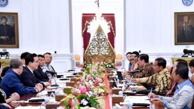 Terima Delegasi Korea Selatan, Presiden Bahas Peningkatan Kerja Sama Ekonomi