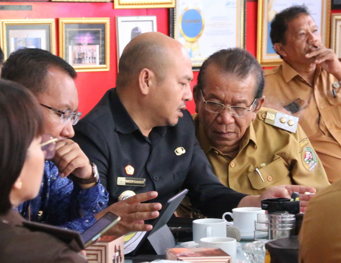 Bupati Taput Pimpin High Level Meeting Pengendalian Inflasi Daerah Kabupaten Tapanuli Utara