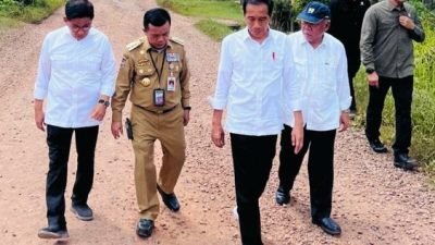 Presiden Jokowi Tinjau Kondisi Jalan di Provinsi Jambi