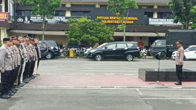 Polrestabes Medan Gelar Operasi Mantap Brata, Amankan Pemilu 2024