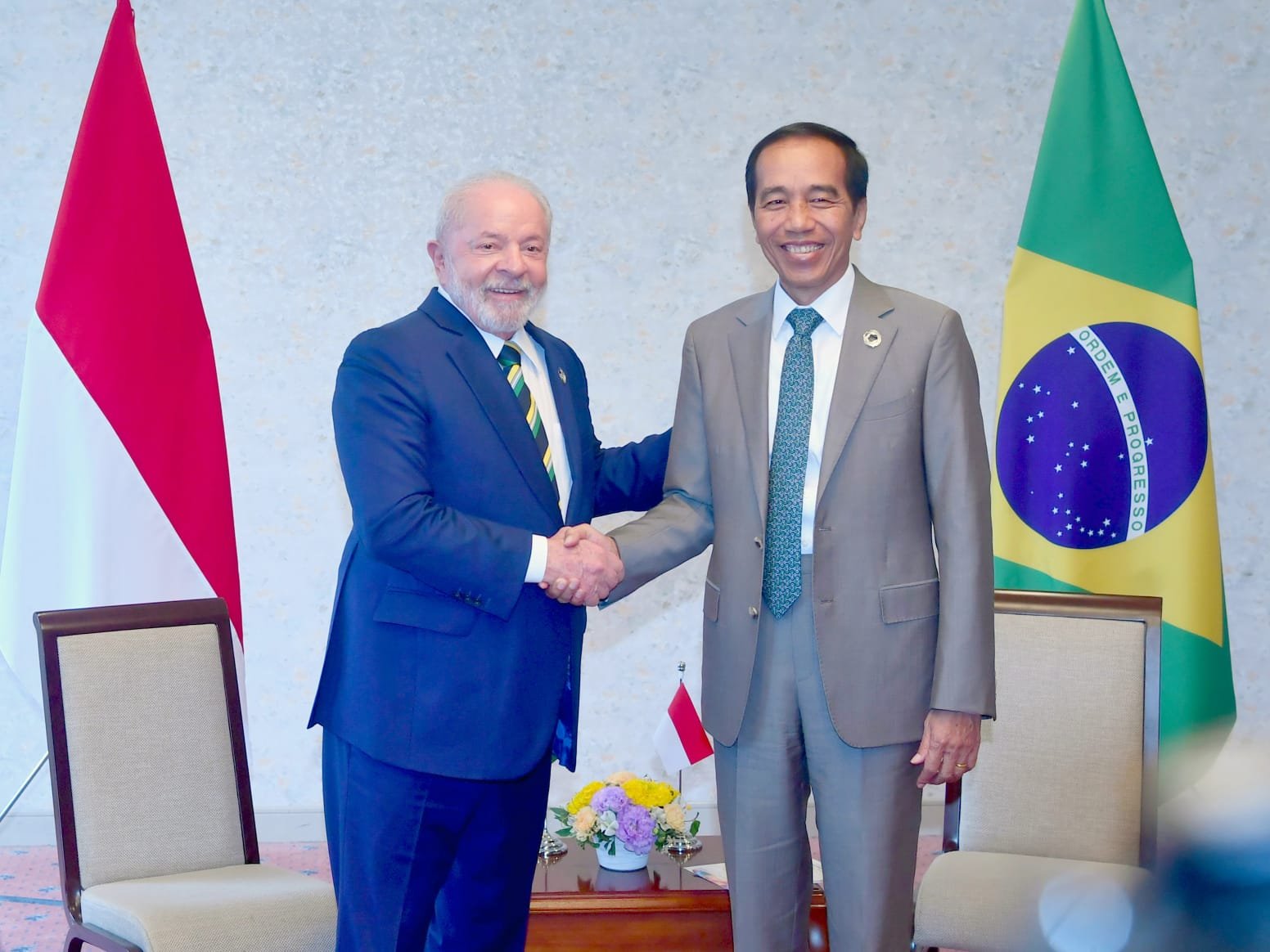 Presiden Jokowi dan Presiden Lula da Silva Bahas Peningkatan Kerja Sama Indonesia-Brasil