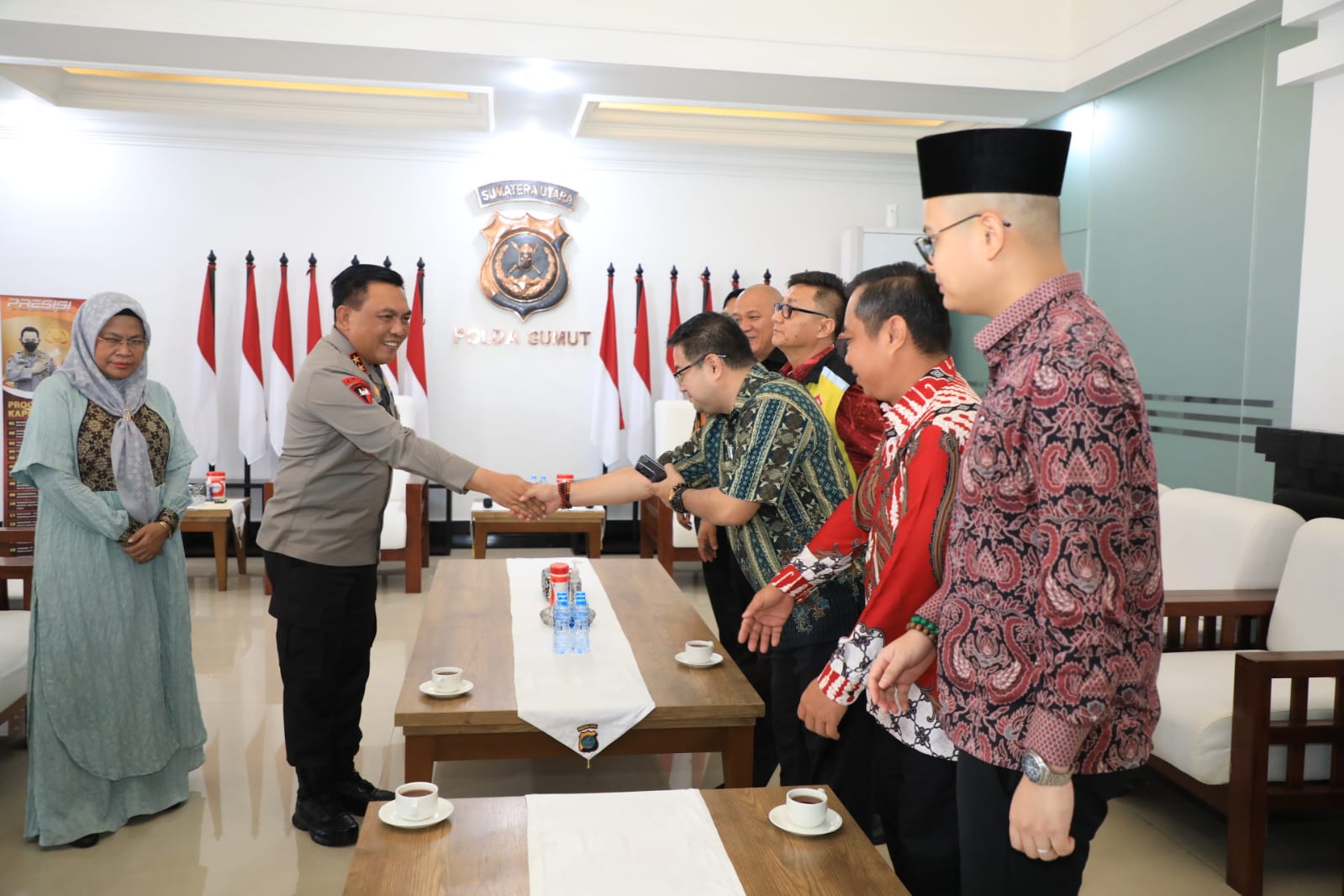 Kapolda Sumut Menerima Audensi Dari Walubi Sumut