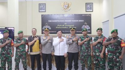 Kapolrestabes dan Wakapolrestabes Medan Dampingi Kunjungan Kompolnas ke Polsek Sunggal