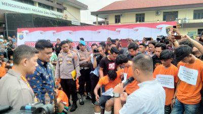 Melawan Saat Ditangkap, Empat Orang Pelaku Begal Yang Bunuh Mahasiswa UMSU Terkapar Ditembak Polisi 