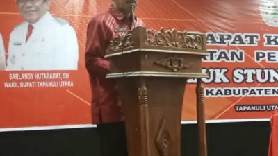 Pemerintah Kabupaten Tapanuli Utara Gerakkan Seluruh Lintas Sektoral Demi Percepatan Penurunan Stunting