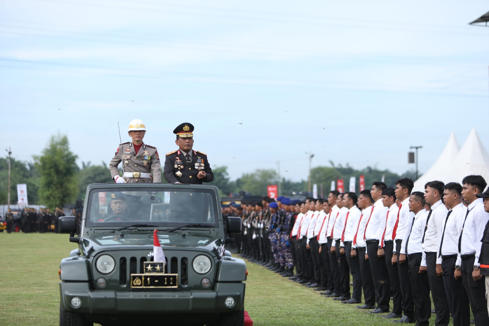 Meriah, Hari Bhayangkara ke-77 di Polda Sumut