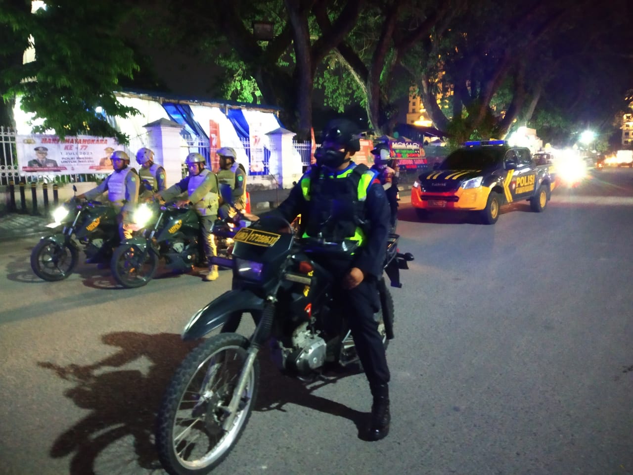 Tumpas Begal dan Geng Motor, Polrestabes Medan Gelar KRYD Patroli Skala Besar
