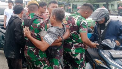 Aksi Sigap Prajurit Yonarmed 2/KS Selamatkan Supir Truk Yang Terhimpit di Fly Over Amplas