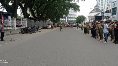 Jaga Kamtibmas Aman dan Kondusif, Polrestabes Medan Gelar Patroli Skala Besar