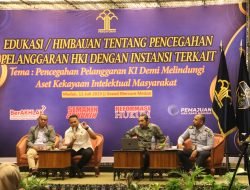 Kakanwil Kemenkumham Sumut Edukasi Pencegahan Pelanggaran KI Dengan Instansi Terkait