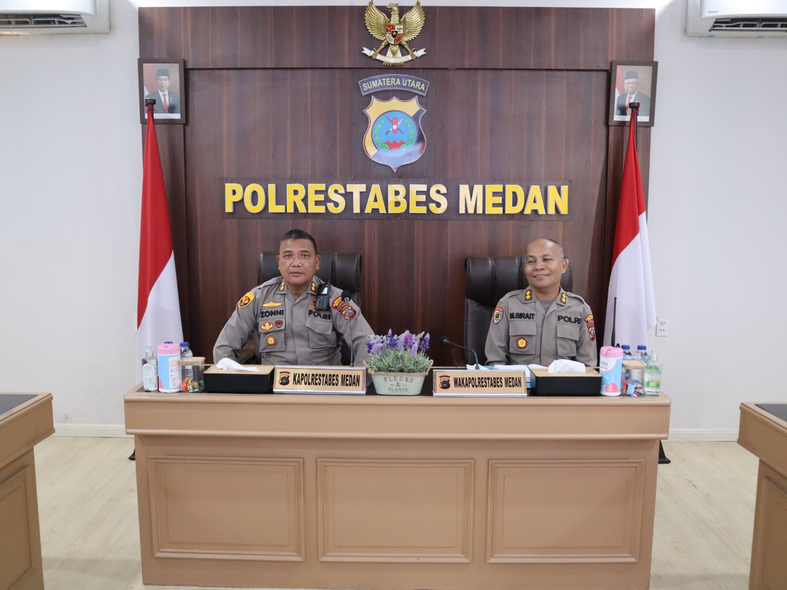 Polrestabes Medan Gelar Zoom Meeting Sosialisasi Survei Penilaian Integritas 2023