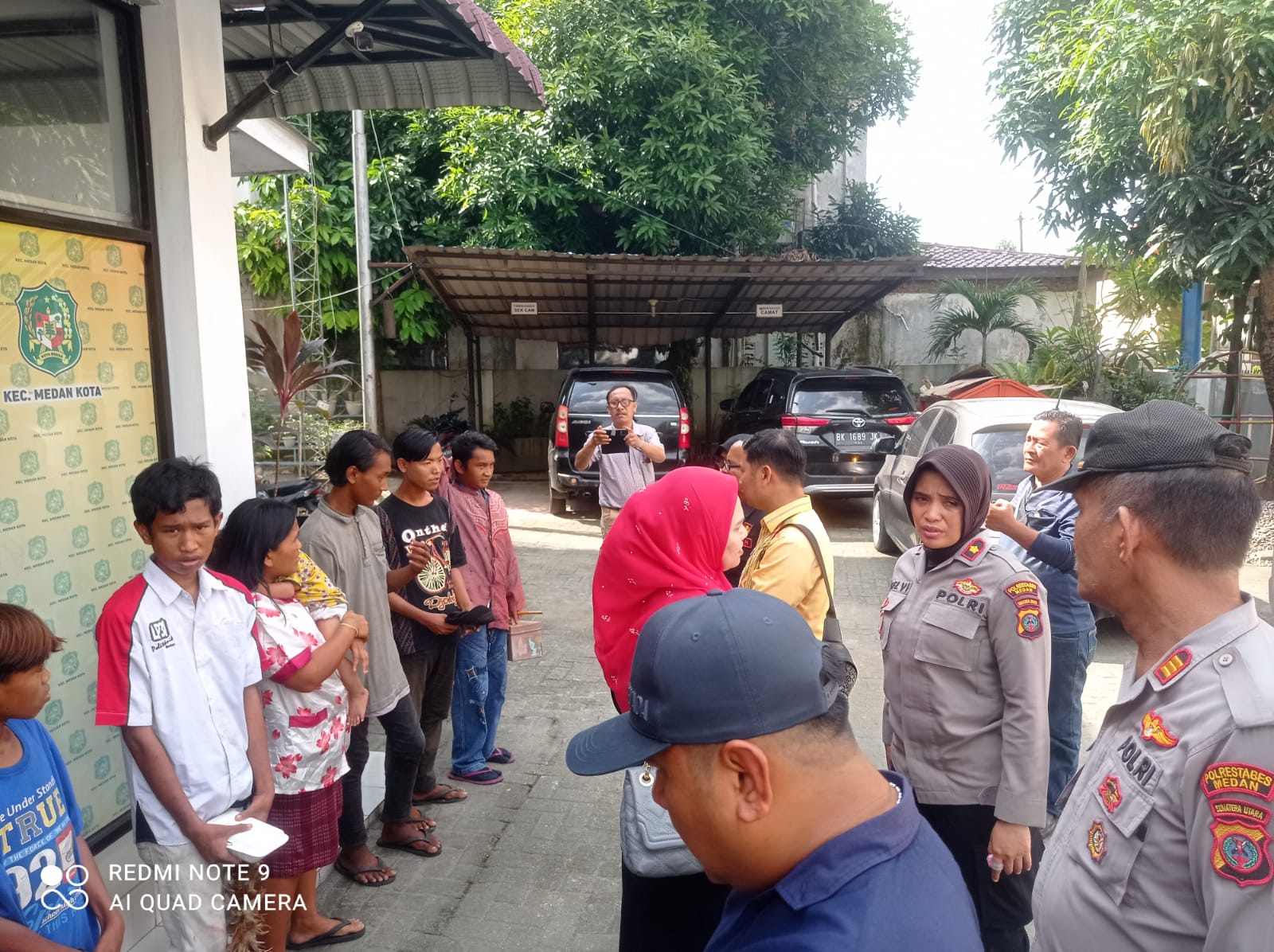 Polsek Medan Kota Amankan Puluhan Gepeng