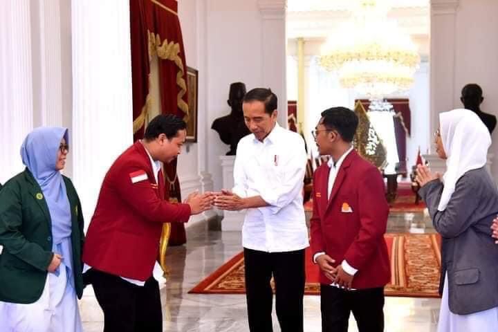 Presiden Jokowi Terima PP Hima Persis di Istana Merdeka