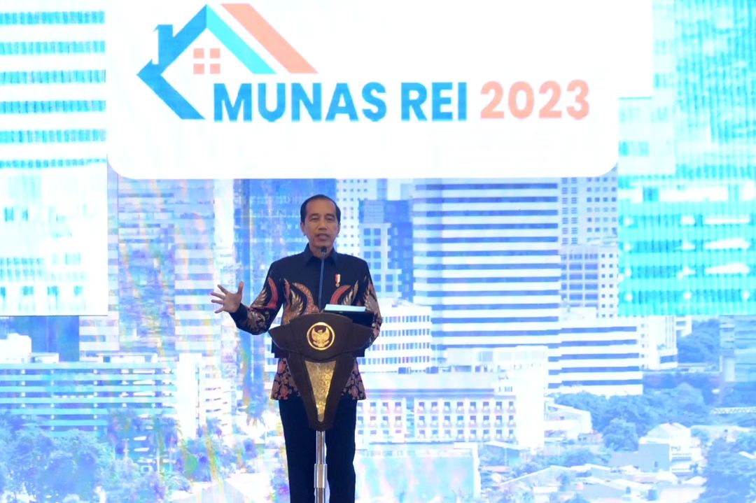 Buka Munas REI XVII, Presiden Jokowi Minta REI Bantu Rakyat Kecil Miliki Hunian Layak