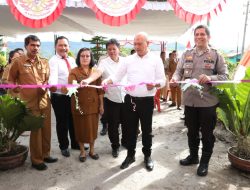 Bupati Taput Resmikan Posko Kampung Bebas Narkoba